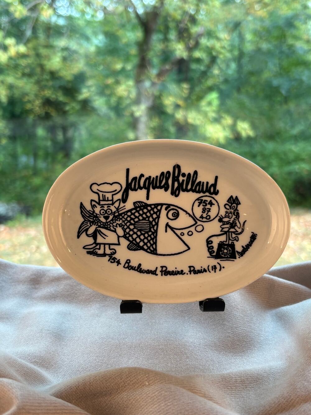 Vintage Barberousse GDA Limoges Porcelain Dish - Jacques Billaud Paris